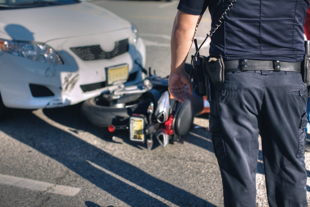 Police investigating West Virginia motorcycle accident caused by drunk driving.