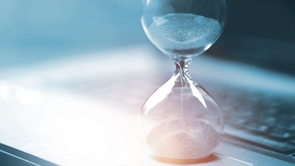 Hour glass symbolizing the deadlines imposed by the West Virginia statute of limitations.